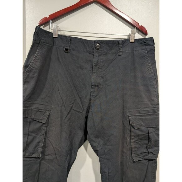Nike SB Kearny Cargo Pants Men's Sz 38 Black Skate Ripstop Straight Leg - Picture 7 of 16